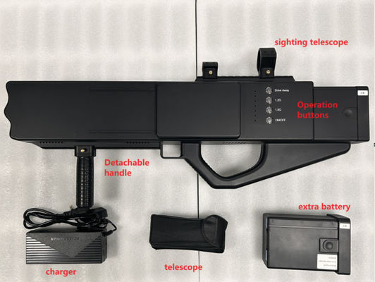 2KM Detection 1.5KM Jamming Anti Drone Detection System UAV Control  HS102B-PC-D