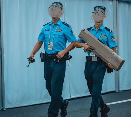 Handheld Detection Drone Jammer Gun Integrated device 3KM detection 1.5KM jamming HS102B-PC-E