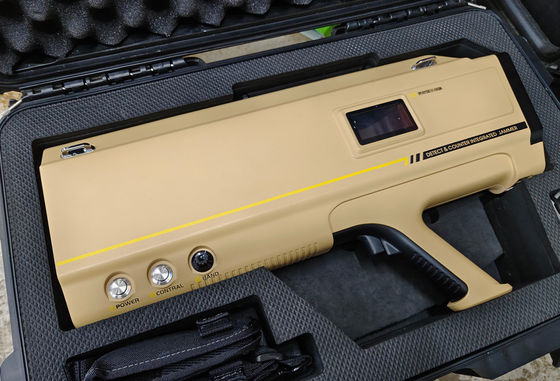 Handheld Detection Drone Jammer Gun Integrated device 3KM detection 1.5KM jamming HS102B-PC-E