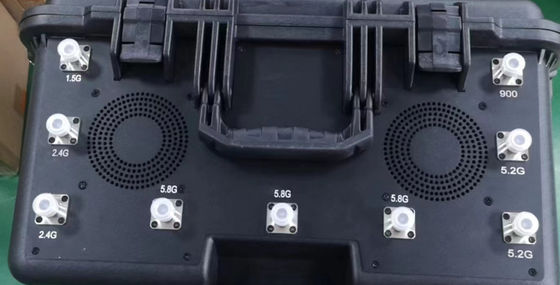 HS102B-OC-A Countermeasures Against Drones Suitcase Portable Drone Jammer 1-4KM