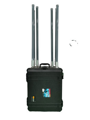 HS102B-OC-A Countermeasures Against Drones Suitcase Portable Drone Jammer 1-4KM