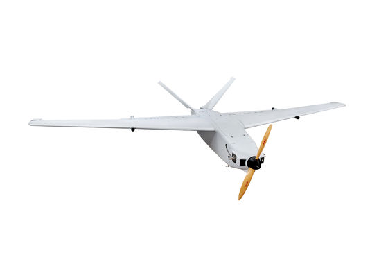 Medium Sized Fixed Wing Unmanned Aerial Vehicle Gasoline Powered Front Pull Long Endurance UAV