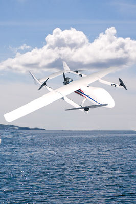 Dual Vertical Tail long range vtol uav Unmanned Aerial Vehicle With High Payload Capacity Satellite Communica