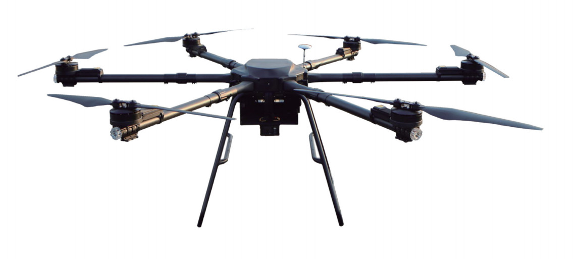 HS101A-MR-JT-X6-30D 18.5kg Multi Rotor UAV Composite Material ...